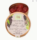 "Night Cap" Elderberry Sage -Indica- 5:10:15mg THC|CBD|CBN | 100:200:300mg THC/CBD/CBN (20 Pack Live Resin Vegan Gummies) | Ruby Farms   -Z12
