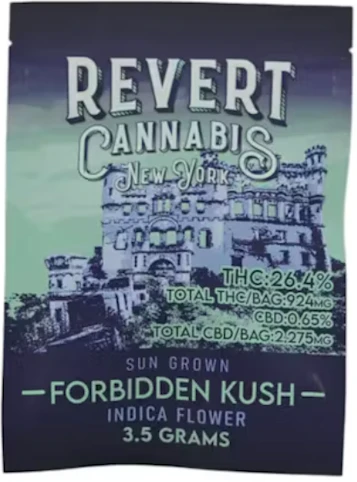 Revert - Forbidden Kush -Indica- 26.4% THC | 3.5g (Flower) | Revert   -n8
