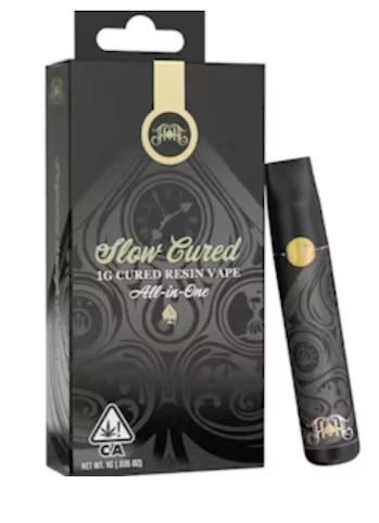 Heavy Hitters - Raspberry Cough -Sativa- 85.4% THC | 1g Slow Cured Resin AIO (Vape) | Heavy Hitters  -P4 Middle 2