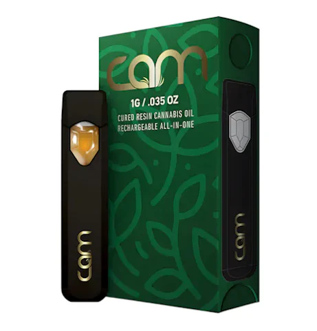 CAM - Lemon Cherry Gelato -Indica -77.76% THC | 1g Cured Resin All-in-One (Vape) | CAM   -rr7 front