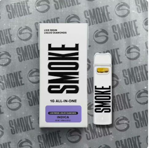Smoke - Blue Cookies -Indica- 79.36% THC | 1g AIO Live Liquid Diamond/Resin (Vape Cartridge) | Smoke   -PP2