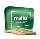 Grape Gas -Indica- 23.36% THC | 5 x 0.5g (2.5g Pre-Roll Pack) | Matter  -T7 Front