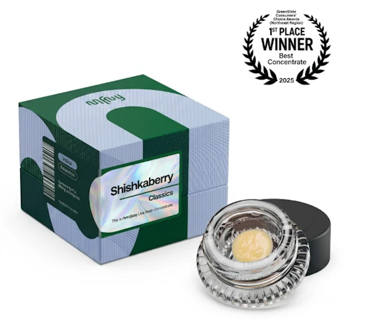 MFNY - #13 Shiskaberry  -Indica 73.53% THC | 1g Live Resin Badder (Concentrate) | MFNY  -TF1