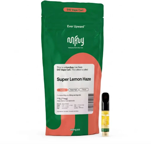 MFNY - Super Lemon Haze -Sativa- 66.39% THC |  0.5g  Live Resin (510 Vape Cartridge )| MFNY - U6