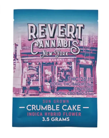 Revert - Crumble Cake -Hybrid- 26.1% THC | 3.5g (Flower) | Revert   -K5