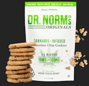 Dr. Norm's - Chocolate Chip 1:1 Mini Cookies 10pk 100mg
