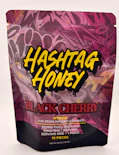 Black Cherry - Hybrid | 100mg Live Resin Infused (10pk Gummies) | Hashtag Honey   -HH4 Back