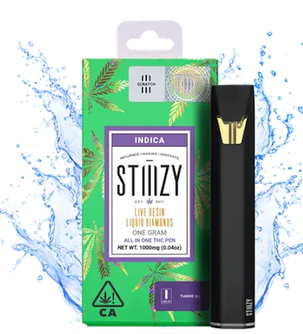 STIIIZY - Tahoe OG - Hybrid-  Disposable All In One Live Resin Liquid Diamond (Vape Pen)- 1.0g | STIIIZY JJ1 MIDDLE