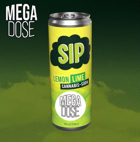 Sip - Mega Dose Lemon Lime Soda - 100mg - CMC Main Image