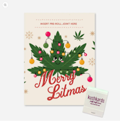 Merry Litmas Holiday Greeting Card