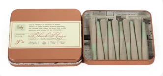 Blueberry Dj Cut -Indica- 43.6% THC | 10 x 0.5g Hash Infused (5g Pre-Roll Pack) | Ruby Farms  -Q9 FRONT