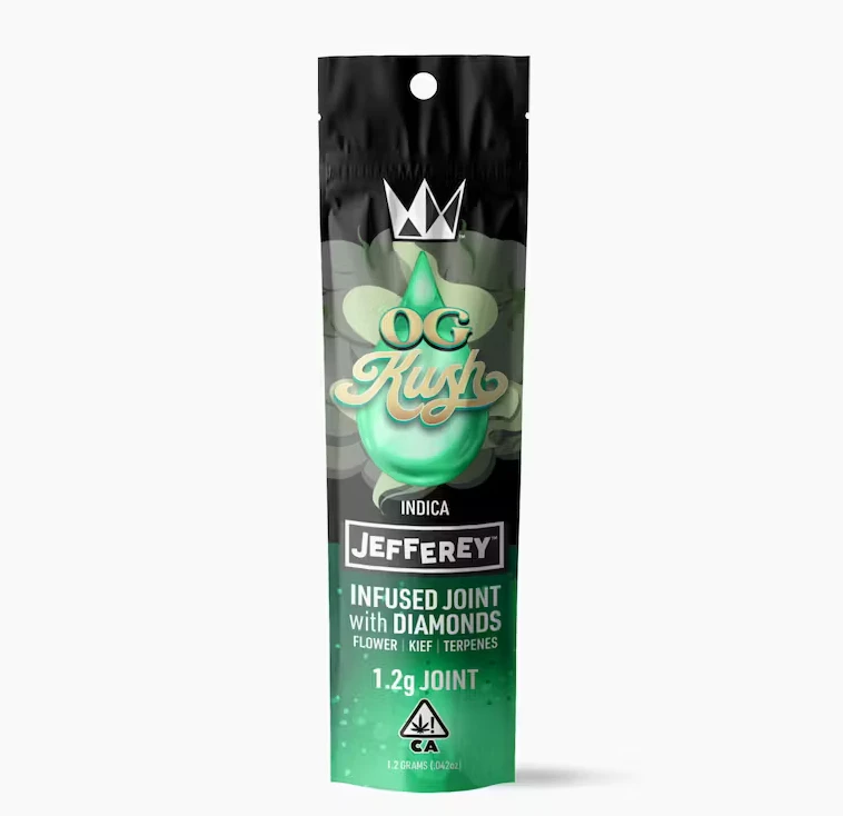 West Coast Cure - West Coast Cure - OG Kush Jefferey Infused Preroll 1.2g Main Image