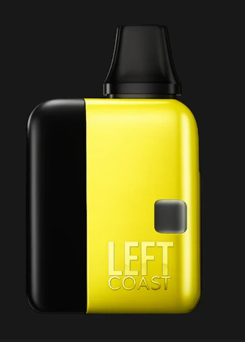 LEFT COAST - Pineapple Express/ Cherry Pie -Sativa/Indica- 89.3%/88.2% THC | 2g (Dual Chamber Vape) | Left Coast -RR7 Front