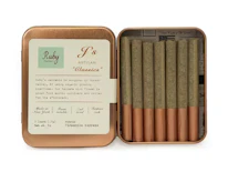 Pineapple Express -Hybrid- 25% THC | 7 x 0.7g (5g Pre-Roll Pack) | Ruby Farms   -R9 FRONT