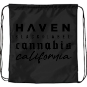 Haven - Limited Edition - Black on Black Drawstring Bag