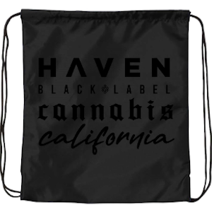 Haven - Haven - Limited Edition - Black on Black Drawstring Bag