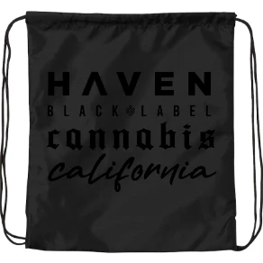 Haven - Haven - Limited Edition - Black on Black Drawstring Bag Main Image