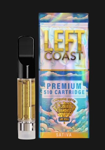 LEFT COAST - Blue Dream -Sativa- 87% THC | 1g Liquid Diamond/Live Resin Infused (510 Cartridge) | Left Coast   -vvv11 middle 4