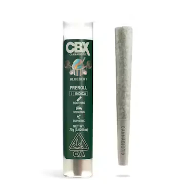 CBX: Cannabiotix - CBX - Preroll - Bluebert - .75G Main Image