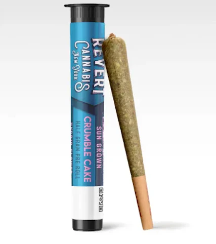 Revert - Crumble Cake -Indica- 26.1% THC | Sun Grown Flower Pre-Roll - .5g | Revert  -N6 BACK