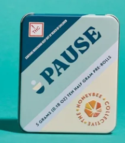 The HoneyBee Collective - Apple Fritter (Pause) -Hybrid- 21.44% THC | 10 x 0.5g (5g Pre-Roll Pack) | The HoneyBee Collective -x7