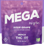 Sour Grape THC Mega 100mg One Piece (Edibles)    - OO3 Front