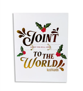 KushKards - Joint To The World Christmas Card