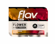 Flav Duos -14g Bundle | Butterscotch Biscotti (Hybrid 27.20% THC) + Sunset Sherbert (Indica 28.08% THC) | Flav   -ab6