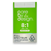 Care By Design - Medium THC - Full Spectrum - 8:1 - Vape Carts - 1.0g