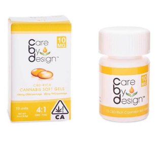 CARE BY DESIGN - [Care By Design] CBD Soft Gels - 4:1 - 10ct