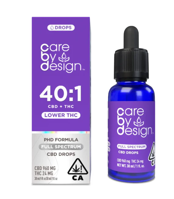 Care By Design - Care By Design | 40:1 CBD Drops | Tincture | 30ml Main Image