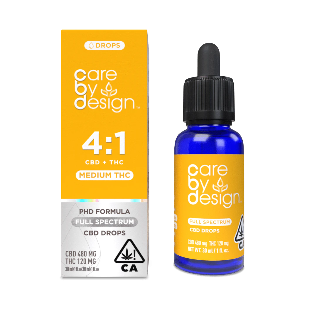 Care By Design - Care By Design - 30ml 480mg CBD:120mg THC Tincture - CBD Drops 4:1 Main Image