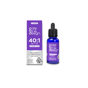 CARE BY DESIGN - Care By Design - 30ml 960mg CBD:24mg THC Tincture - CBD Drops 40:1