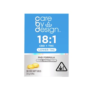 CARE BY DESIGN - 18:1 SOFT GELS (30) - CARE BY DESIGN