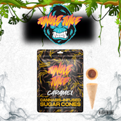 Jungle Juice Sugar Cones Chocolate Caramel 200mg