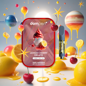 DOMPEN - Lemon Cherry Gelato (H) 92%THC | Dompen | 1g Cart