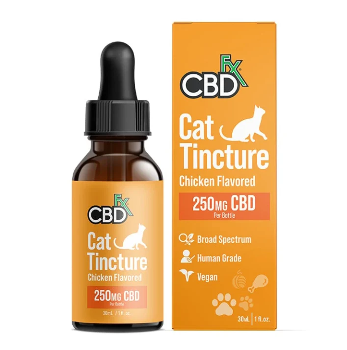 CBDfx - Pet Tincture Oil for Cats - Chicken Flavored - 250mg (CBD) Main Image