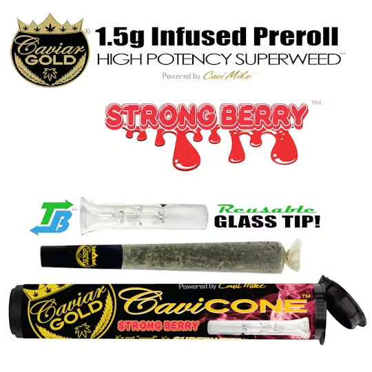 Caviar Gold - Caviar Gold - Preroll - Strong Berry - 1.5g Main Image