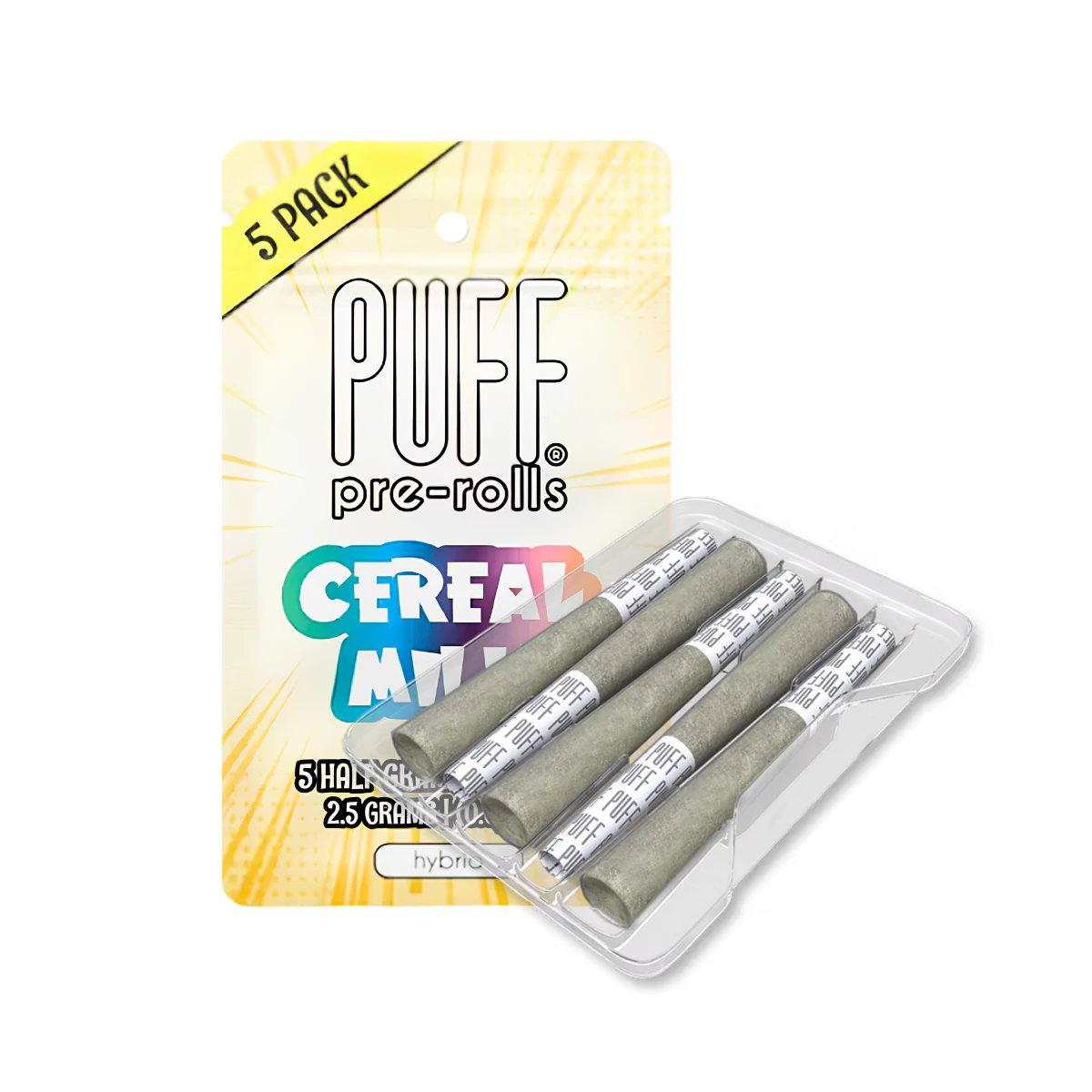 PUFF - Cereal Milk (H) | .5g 5pk Prerolls | Puff Main Image