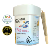 Cereal Milk (S) | .5g 14pk Sun Grown Preroll | Coastal Sun