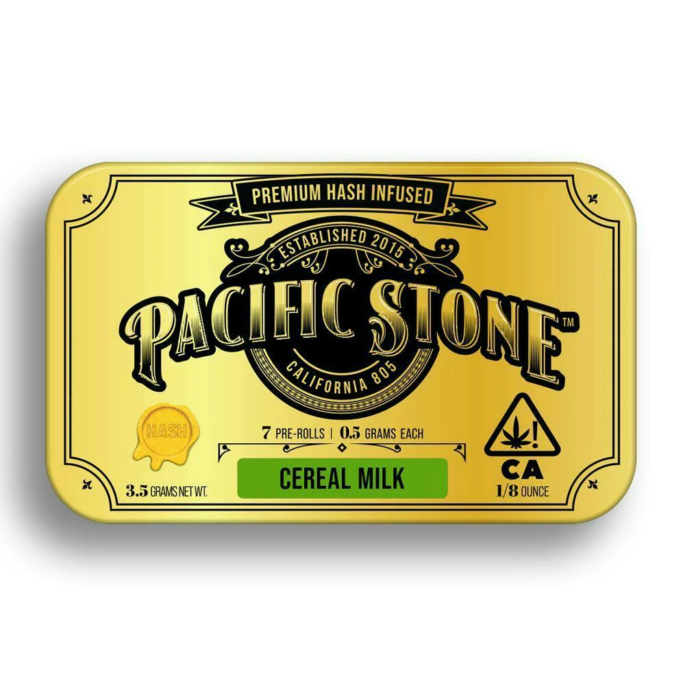 Pacific Stone - Cereal Milk | Infused Pre-Rolls | 7pk (3.5g) Main Image