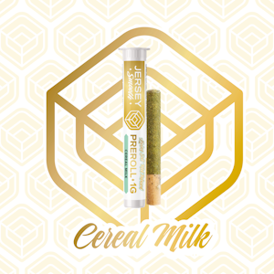 JERSEY SMOOTH - Cereal Milk 1g Living Soil Kief Infused Preroll
