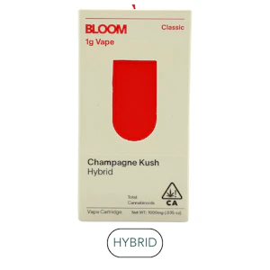 BLOOM - Bloom - Classic - Champagne Kush - Vape Cart - 1.0g