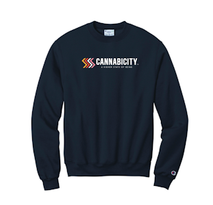 Cannabicity - Navy Cannabicity Crewneck - S | Cannabicity Apparel