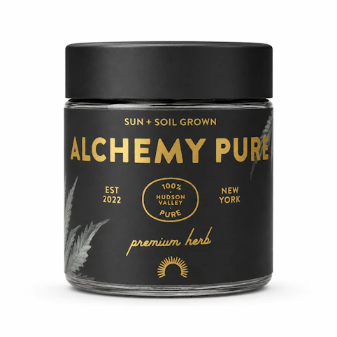 Alchemy Pure - Space Panda -Indica- 26.18% THC | 3.5g Premium Herb (Flower) | Alchemy Pure- Q9 MIDDLE