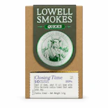 Closing Time -Indica- 27.3% THC | 0.35 x 10 Quicks Premium (3.5g Pre-Rolls) | Lowell Smokes - S9 FRONT 