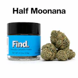Half Moonana -Hybrid- 28.57% THC | 3.5g (Flower) | Find -AA6
