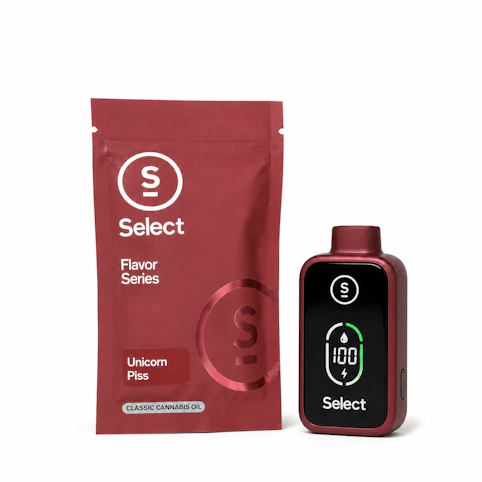 Select - Unicorn Piss -Hybrid- 87.29% THC | 1g Flavor Series BRIQ 2 (All-In-One Vape) | Select   -vvv10 front