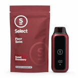 Sweet Strawberry -Indica- 86.96% THC | 1g Flavor Series BRIQ 2 (All-In-One Vape) | Select -ttt9 front