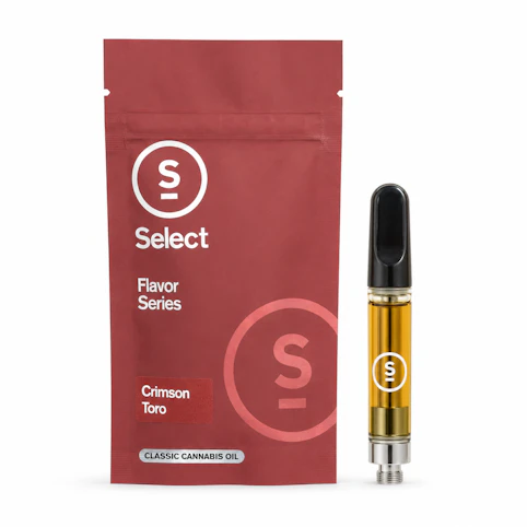 Select - Crimson Toro -Sativa- 81.73% THC | 1g Flavor Series (510 Cartridge) | Select  --xxx10 mid 2